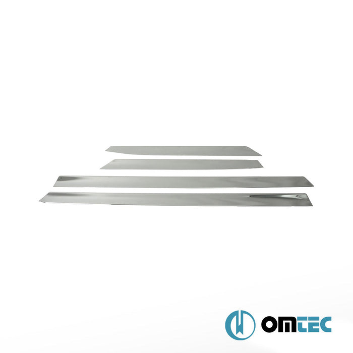 Yan Kapı Çıtası 4 Prç. Paslanmaz Çelik (Parlak) - Nissan Qashqai +2 - SUV NJ10 - (2009 - 2014)