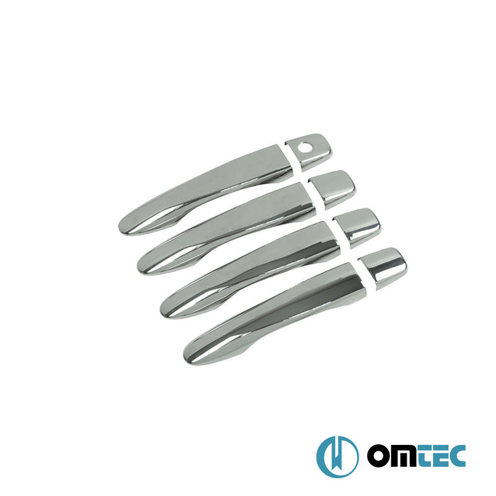 Kapı Kolu 4 Kapı 8 Prç. (H1) Paslanmaz Çelik (Parlak) - Nissan Pulsar (Eu) - HB 5D C13 - (2014 - 2018)