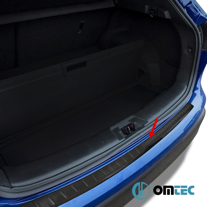 Arka Tampon Eşiği (Karbon) - Nissan Qashqai - SUV J11 PRE - FL - (2014 - 2017)