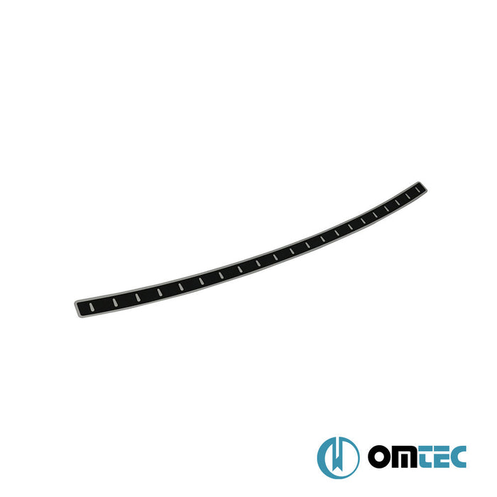 Karbon Folyolu Arka Tampon Eşiği Paslanmaz Çelik - Nissan Qashqai - SUV J11 PRE - FL - (2014 - 2017)