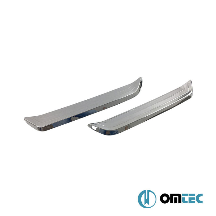 Arka Difüzör 2 Prç. Paslanmaz (Parlak) - Nissan Qashqai - SUV J11 FL - (2017 - 2021)