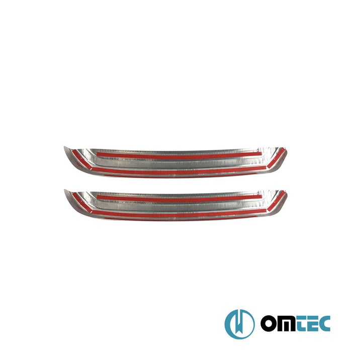 Arka Difüzör 2 Prç. Paslanmaz (Parlak) - Nissan Qashqai - SUV J11 FL - (2017 - 2021)