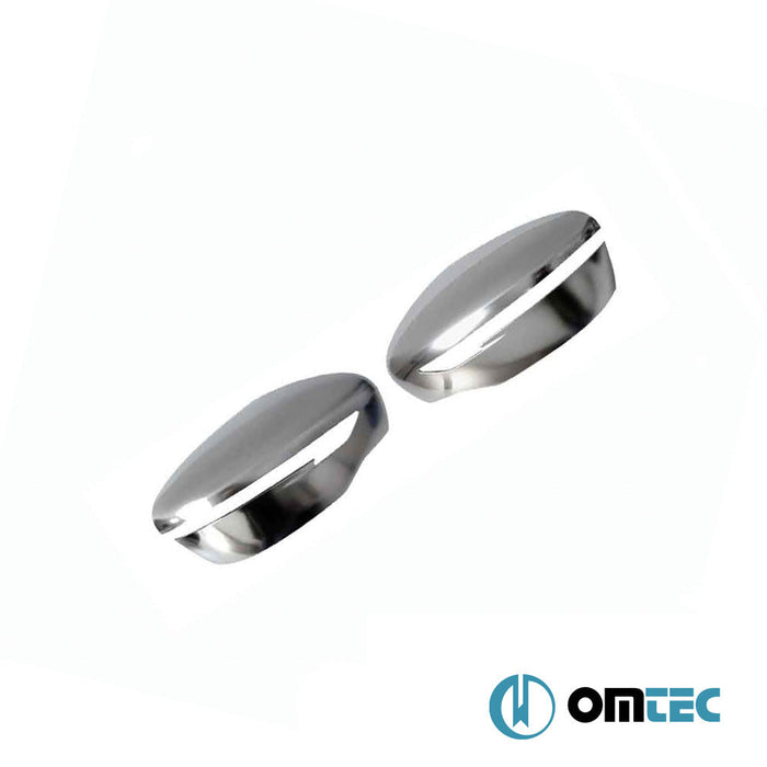 Ayna Kapağı 2 Prç. Abs Saten Krom - Nissan Qashqai - SUV J11 - (2014 - 2021)