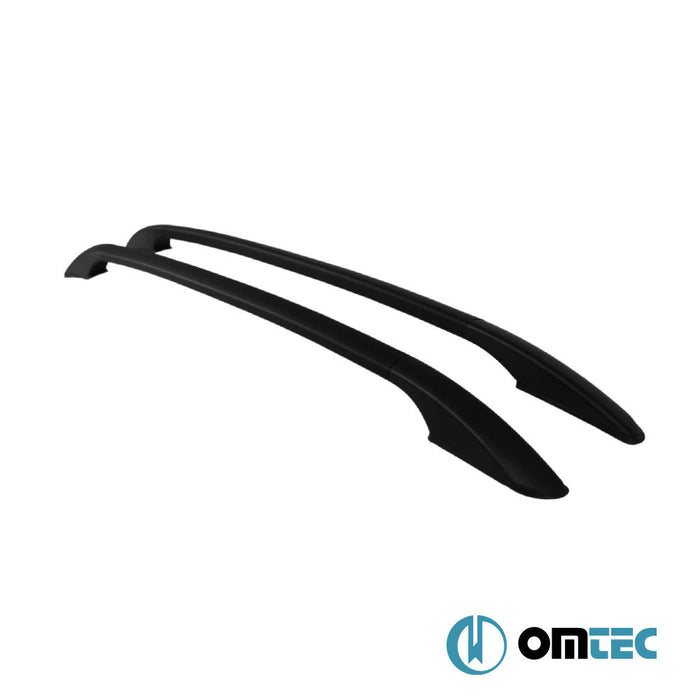 Portbagaj Tavan Çıtası (Solid V2 - Yapıştırma) Siyah 2 Prç. Alu. - Citroën C4 - HB 5D B7 - (2010 - 2020)