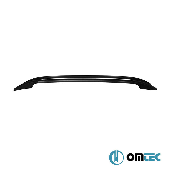 Portbagaj Tavan Çıtası (Solid V2 - Yapıştırma) Siyah 2 Prç. Alu. - Citroën C4 - HB 5D B7 - (2010 - 2020)