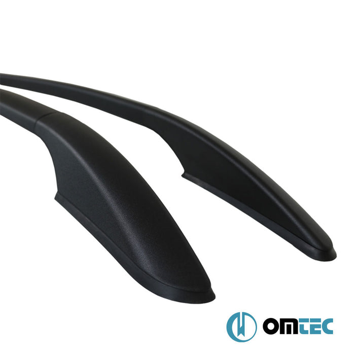 Portbagaj Tavan Çıtası (Solid V2 - Yapıştırma) Siyah 2 Prç. Alu. - Citroën C4 - HB 5D B7 - (2010 - 2020)
