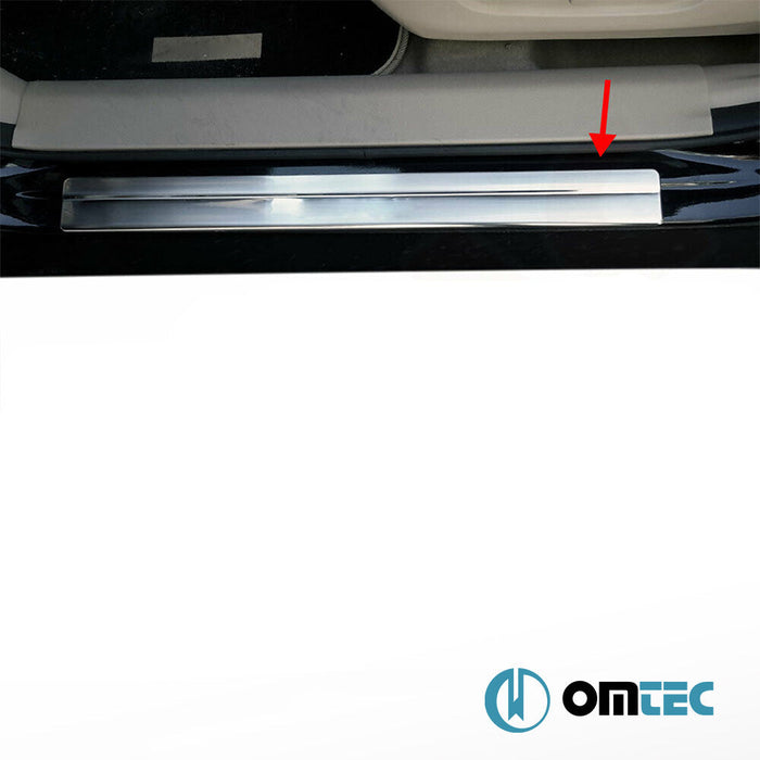 Norm Kapı Eşiği 4 Prç. Paslanmaz Çelik (Parlak) - Nissan X - Trail - SUV T32 - (2014 - 2021)