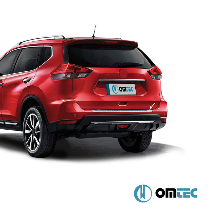 Arka Tampon Eşiği Paslanmaz Çelik (Taşlı) - Nissan X - Trail - SUV T32 - (2014 - 2021)