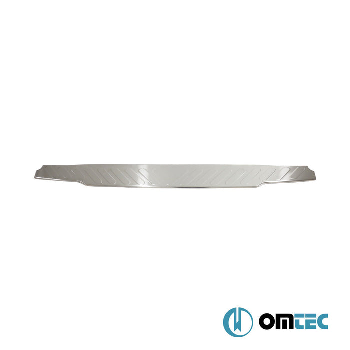 Arka Tampon Eşiği Paslanmaz Çelik (Taşlı) - Nissan Navara - PK D23 - (2015 - )