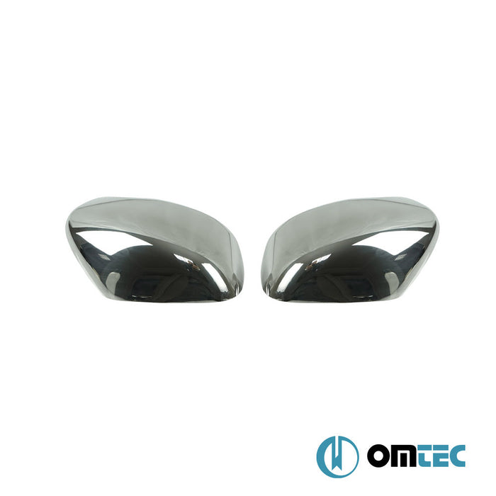 Ayna Kapağı 2 Prç. Paslanmaz Çelik (Parlak) - Nissan Navara - PK D23 - (2015 - )