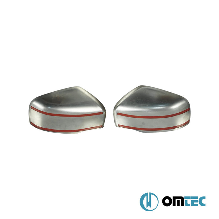 Ayna Kapağı 2 Prç. Paslanmaz Çelik (Parlak) - Nissan Navara - PK D23 - (2015 - )