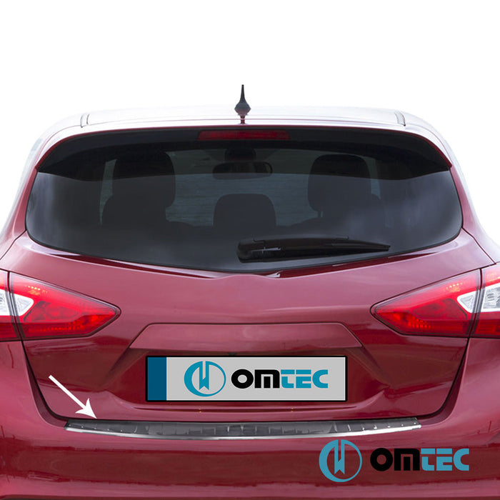 Arka Tampon Eşiği Paslanmaz Çelik (Taşlı) - Nissan Pulsar (Eu) - HB 5D C13 - (2014 - 2018)