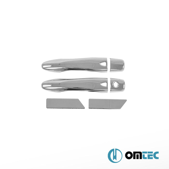 Kapı Kolu 4 Kapı 6 Prç. (H1S2) Paslanmaz Çelik (Parlak) (Keyless) - Nissan Micra V - HB 5D K14 - (2017 - )