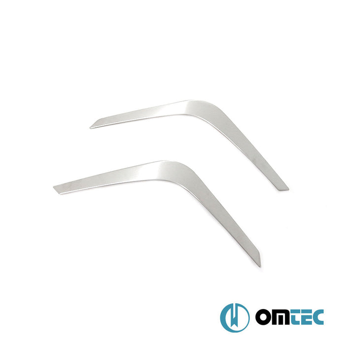 Ön Sis Far Kaşı 2 Prç. Paslanmaz (Taşlı) - Nissan Juke - SUV F16 - (2019 - )