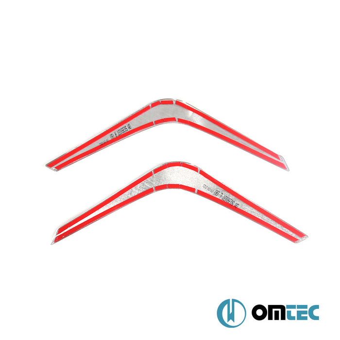 Ön Sis Far Kaşı 2 Prç. Paslanmaz (Taşlı) - Nissan Juke - SUV F16 - (2019 - )