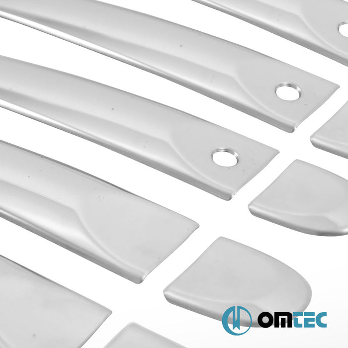 Kapı Kolu 5 Kapı 10 Prç. (H1S3) Paslanmaz Çelik (Parlak) - Nissan Cube - MPV Z12 PRE - FL - (2009 - 2014)