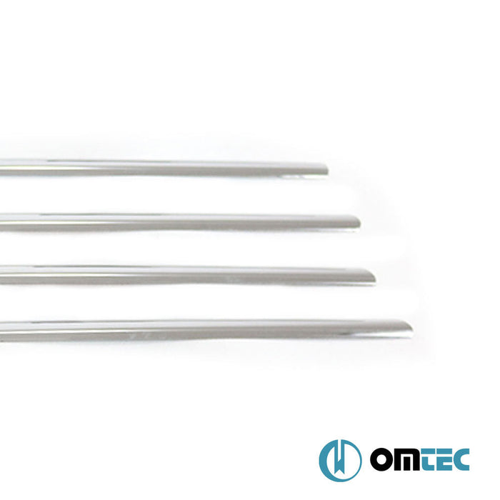 Cam Çıtası 4 Prç. Paslanmaz Çelik (Parlak) - Opel Astra - HB 5D T98 - (1998 - 2004)