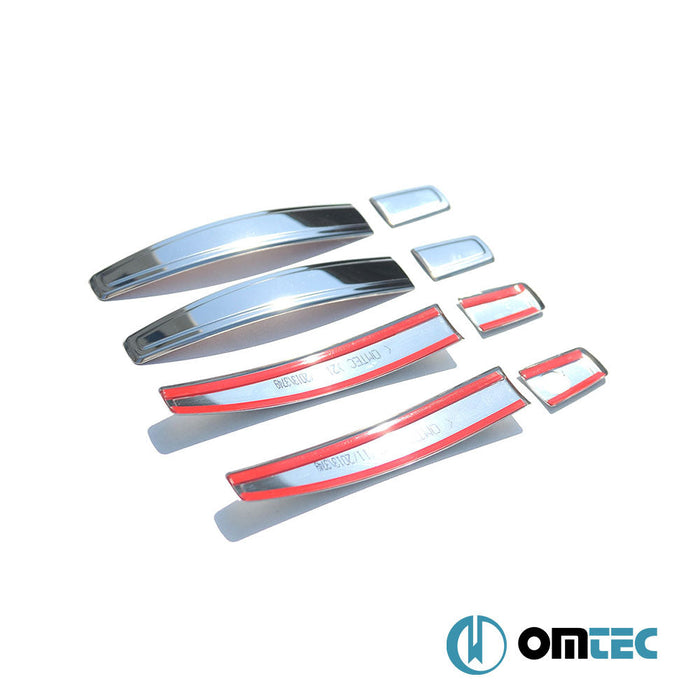 Deco Kapı Kolu 4 Kapı 8 Prç. (H1) Paslanmaz Çelik (Parlak) - Chevrolet Cruze - SD J300 - (2009 - 2016)