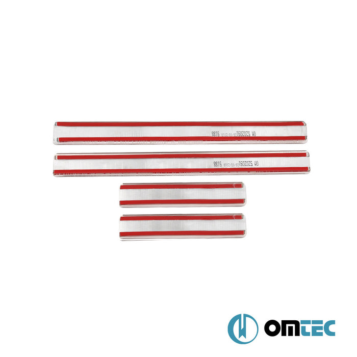 Line Kapı Eşiği 4 Prç. Paslanmaz Çelik (Parlak) - Opel Astra - SW A04 - (2004 - 2009)