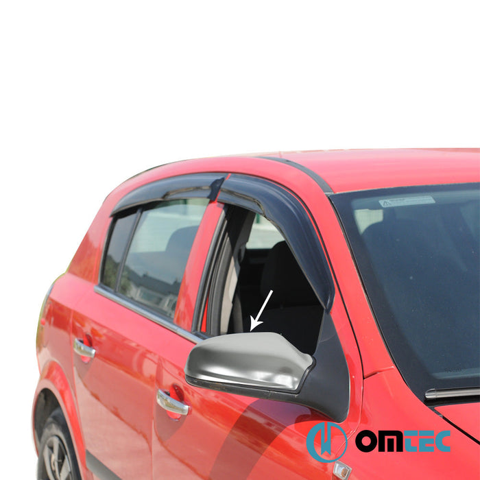 Ayna Kapağı 2 Prç. Abs Saten Krom - Opel Astra - SD A04 - (2004 - 2009)