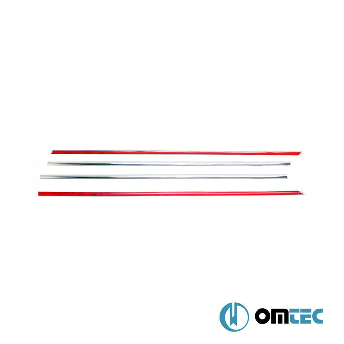 Deco Cam Çıtası 4 Prç. Paslanmaz Çelik (Parlak) - Opel Astra - HB 5D A04 - (2004 - 2009)