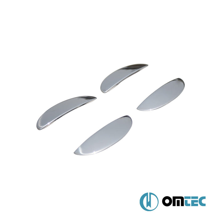 Kapı Kolu 4 Kapı 4 Prç. Paslanmaz Çelik (Parlak) - Opel Meriva - MPV I - (2003 - 2010)