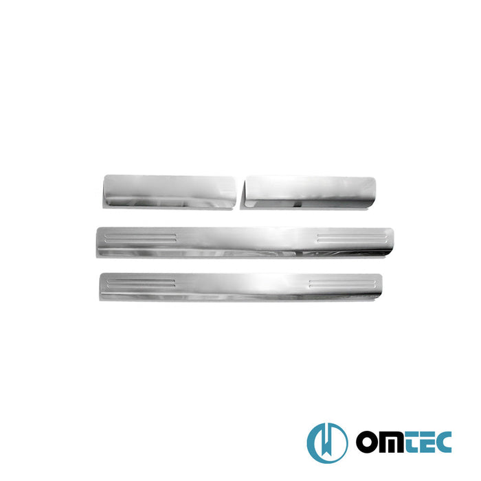 Line Kapı Eşiği 4 Prç. Paslanmaz Çelik (Parlak) - Opel Corsa - HB 5D X01 - (2000 - 2006)