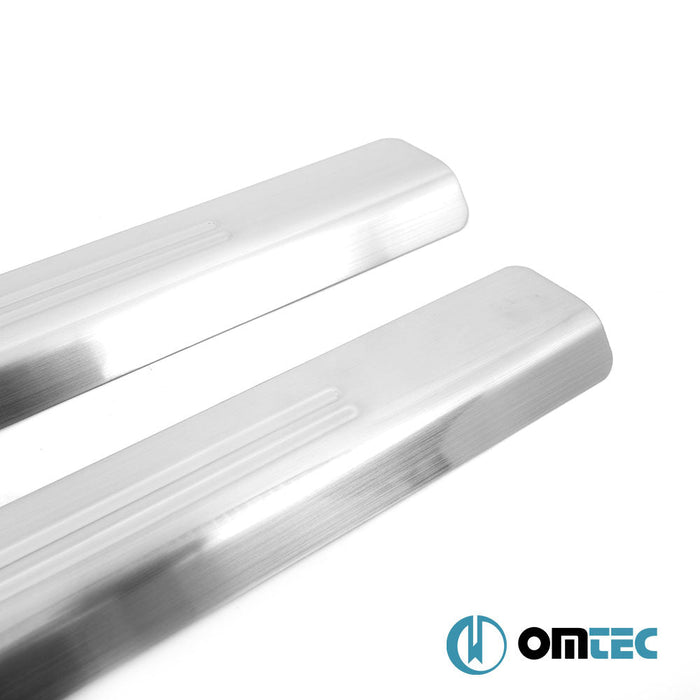 Line Kapı Eşiği 2 Prç. Paslanmaz Çelik (Parlak) - Opel Corsa - HB 5D X01 - (2000 - 2006)