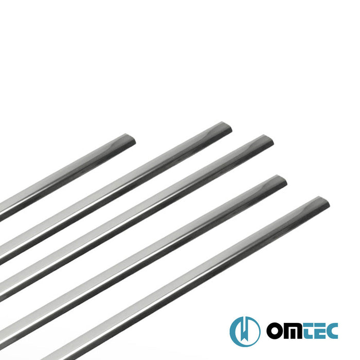 Cam Çıtası 4 Prç. Paslanmaz Çelik (Parlak) - Opel Corsa - HB 5D X01 - (2000 - 2006)