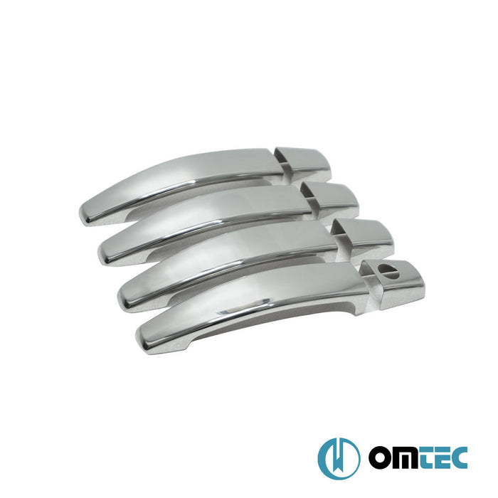 Kapı Kolu 4 Kapı 8 Prç. (H1) Paslanmaz Çelik (Parlak) - Opel Vectra - SD III - (2002 - 2008)