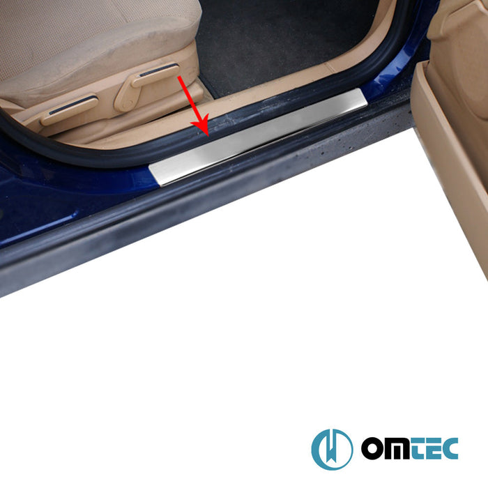 Line Kapı Eşiği 4 Prç. Paslanmaz Çelik (Parlak) - Opel Vectra - SD III - (2002 - 2008)