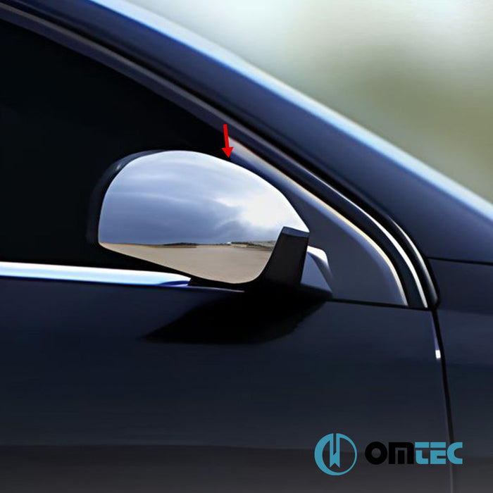 Ayna Kapağı 2 Prç. Paslanmaz Çelik (Parlak) - Opel Vectra - SD III - (2002 - 2008)