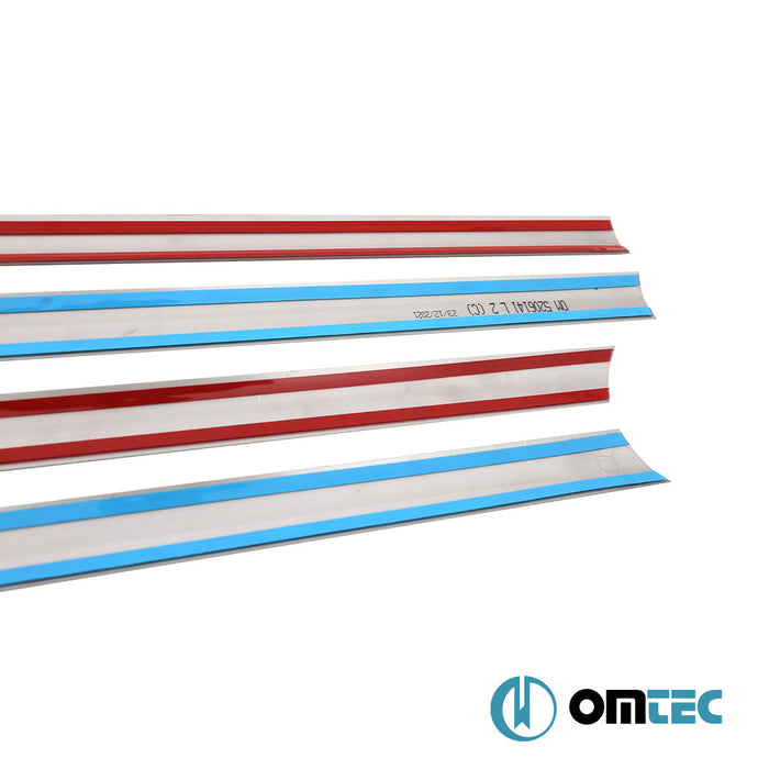 Cam Çıtası 4 Prç. Paslanmaz Çelik (Parlak) - Opel Vectra - SW III - (2002 - 2008)