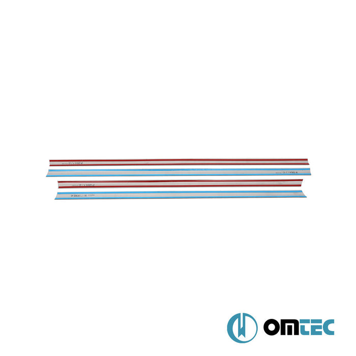 Cam Çıtası 4 Prç. Paslanmaz Çelik (Parlak) - Opel Vectra - SD III - (2002 - 2008)