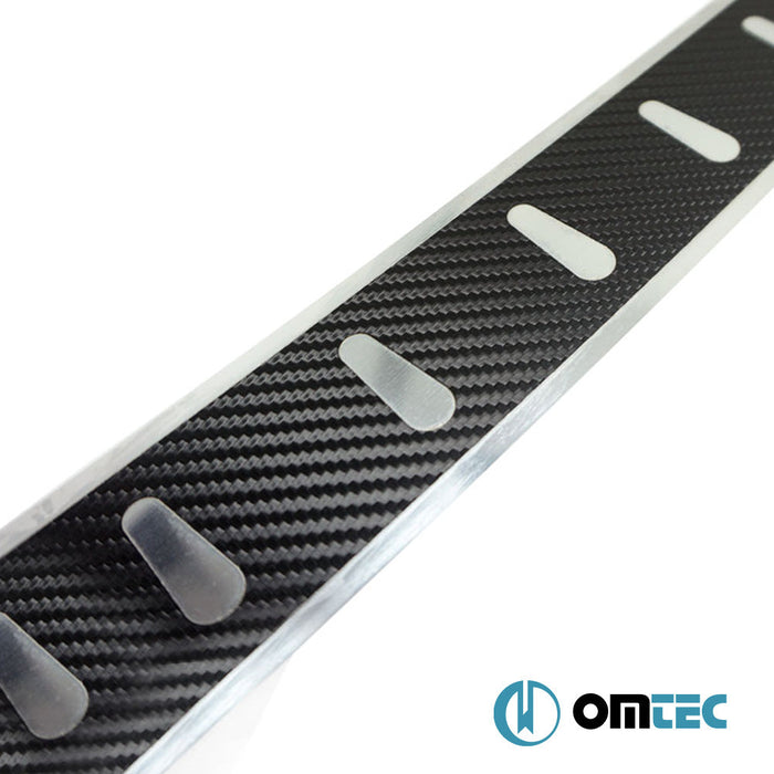 Karbon Folyolu Arka Tampon Eşiği Paslanmaz Çelik - Opel Zafira - MPV II - (2005 - 2014)