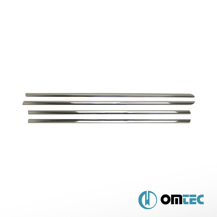 Cam Çıtası 4 Prç. Paslanmaz Çelik (Parlak) - Opel Astra - SD P10 PRE - FL - (2010 - 2012)