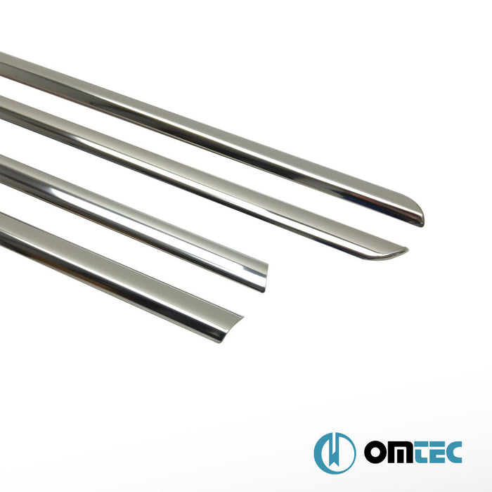 Cam Çıtası 4 Prç. Paslanmaz Çelik (Parlak) - Opel Astra - SD P10 PRE - FL - (2010 - 2012)