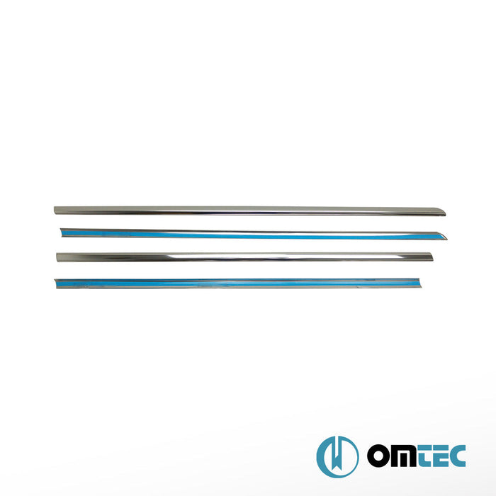 Cam Çıtası 4 Prç. Paslanmaz Çelik (Parlak) - Opel Astra - SD P10 PRE - FL - (2010 - 2012)