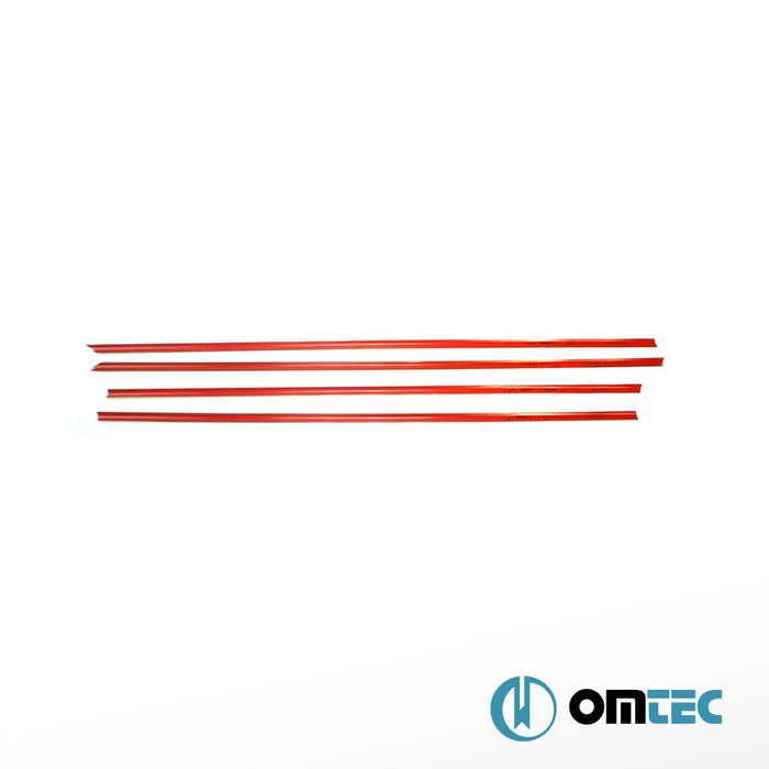 Deco Cam Çıtası 4 Prç. Paslanmaz Çelik (Parlak) - Opel Astra - SD P10 PRE - FL - (2010 - 2012)