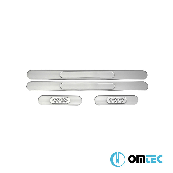 Line Kapı Eşiği 4 Prç. Paslanmaz Çelik (Parlak) - Opel Corsa - HB 5D S07 - (2006 - 2015)