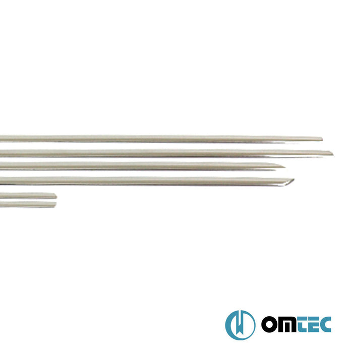 Deco Cam Çıtası 6 Prç. Paslanmaz Çelik (Parlak) - Opel Corsa - HB 5D S07 - (2006 - 2015)