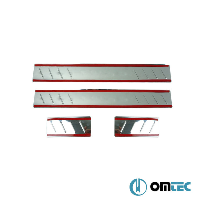 Line Kapı Eşiği 4 Prç. Paslanmaz Çelik (Parlak) - Opel Astra - SW P10 - (2010 - 2015)