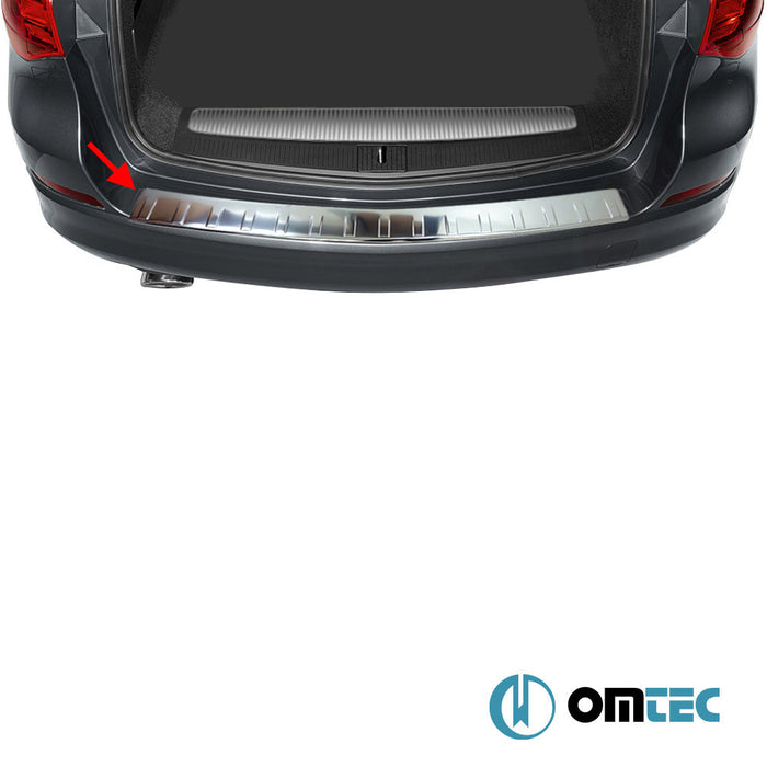 Arka Tampon Eşiği Paslanmaz Çelik (Parlak) - Opel Astra - SW P10 - (2010 - 2015)