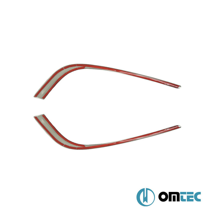 Sis Farı Cercevesi 2 Prç. P.Çelik (Parlak) - Opel Astra - HB 5D P10 FL - (2012 - 2015)