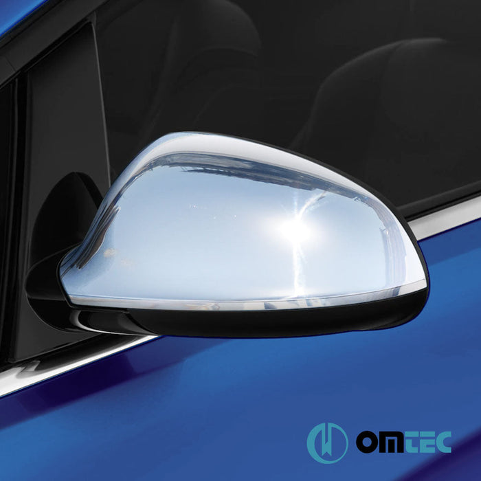 Ayna Kapağı 2 Prç. Paslanmaz Çelik (Parlak) - Opel Astra - SD P10 - (2010 - 2015)