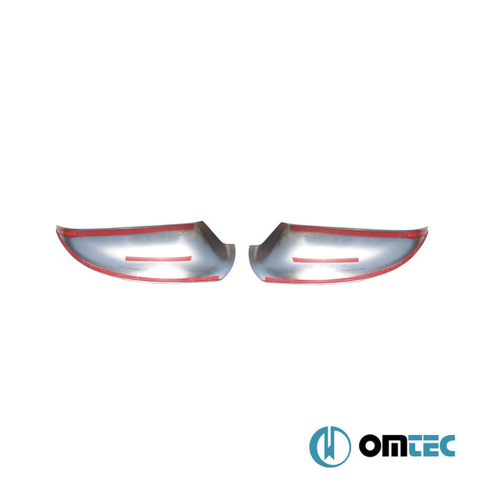 Ayna Kapağı 2 Prç. Paslanmaz Çelik (Parlak) - Opel Astra - SD P10 - (2010 - 2015)