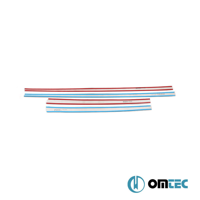 Yan Kapı Çıtası 4 Prç. Paslanmaz Çelik (Parlak) - Opel Mokka X - SUV J13 - (2016 - 2020)