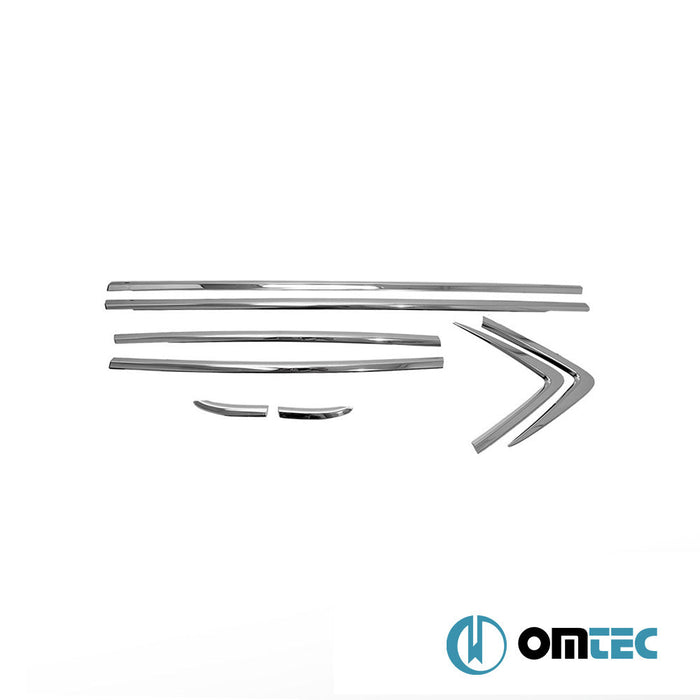 Cam Çıtası 8 Prç. Paslanmaz Çelik (Parlak) - Opel Mokka - SUV J13 - (2012 - 2016)