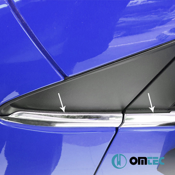 Cam Çıtası 8 Prç. Paslanmaz Çelik (Parlak) - Opel Mokka - SUV J13 - (2012 - 2016)