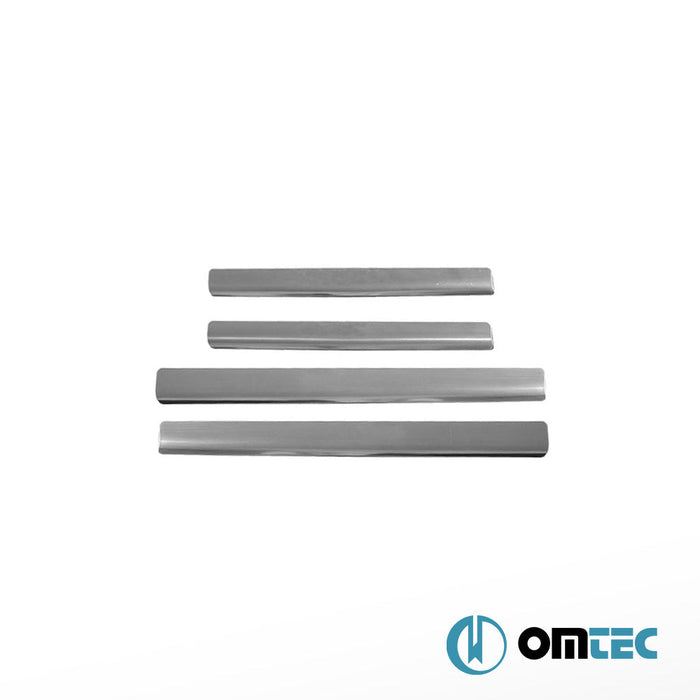 Line Kapı Eşiği 4 Prç. Paslanmaz Çelik (Parlak) - Opel Combo - MVN III - (2001 - 2011)